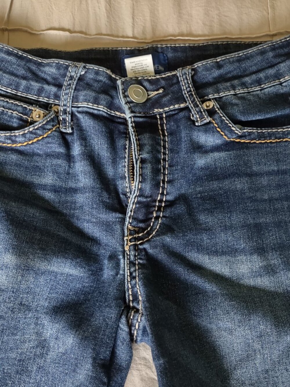Project Indigo Junior’s Flare Jeans Size 7 - Picture 5 of 15